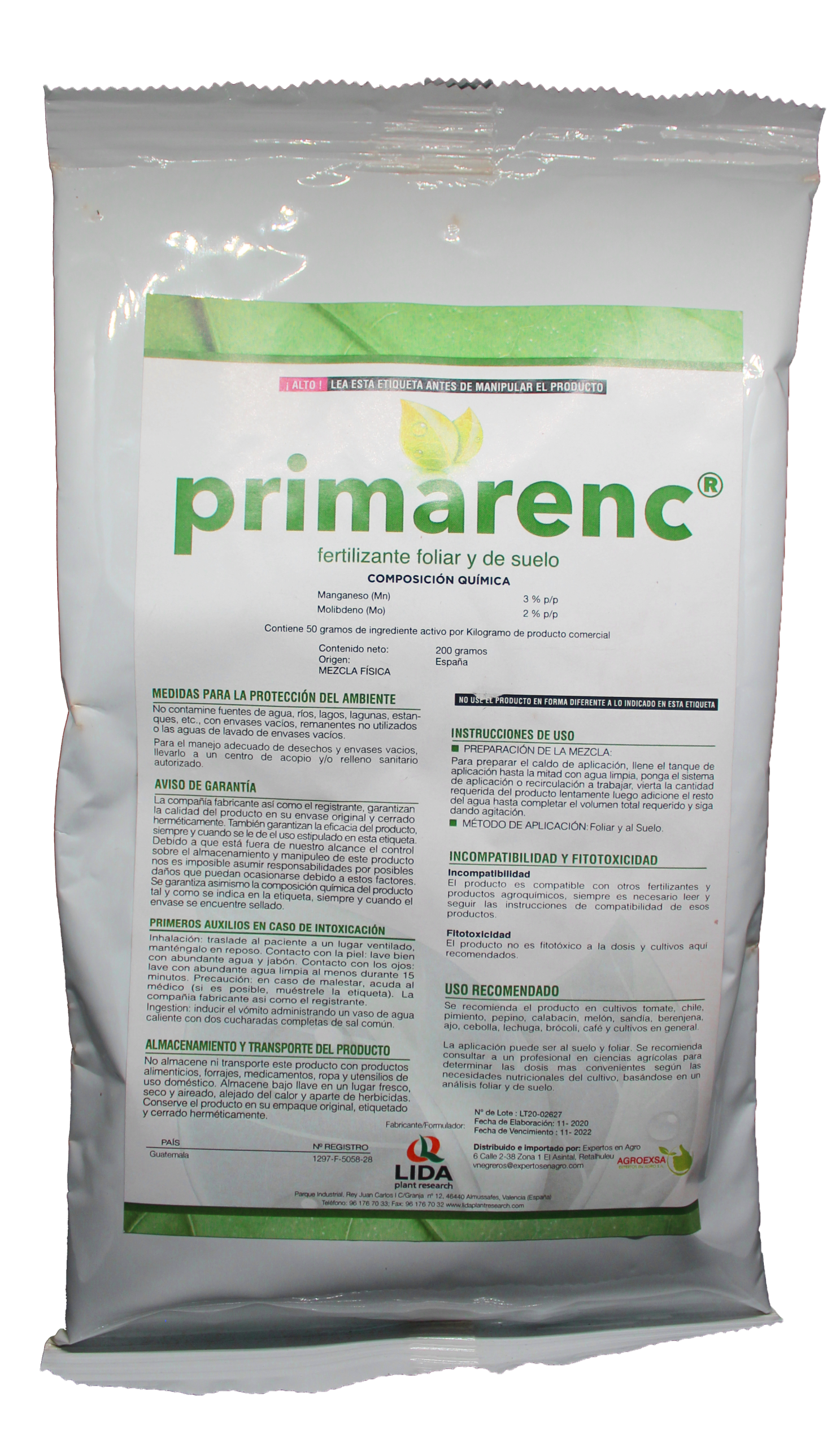 Primarec saco